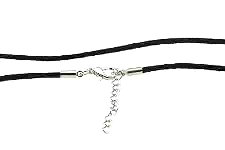 アクセサリー DOUBLE BEAM LINK ON SILKY CORD NECKLACE Double Beam Link with White Pavé Diamonds on Silky Cord